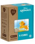 Игра с кубчета Clementoni - Disney Animals, 6 части - 1t