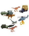 Игрален комплект Matchbox - Jurassic World, Транспортьор с динозавър, асортимент - 2t