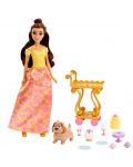 Игрален комплелкт Disney Princess - Кукла Белл, Време за чай - 2t