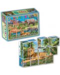 Игра с кубчета - Африканските животни, 12 броя - 1t