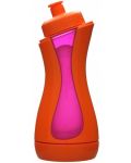 Спортна бутилка iiamo sport - Оранжево и лилаво, 380 ml - 1t