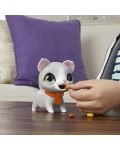 Интерактивна играчка Hasbro FurReal Poopalots - Акащи животни, Сиво коте - 4t
