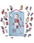 Детска магнитна игра Janod - Анатомия на човешкото тяло - 4t