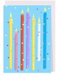 Картичка за рожден ден Creative Goodie - Свещички - 1t
