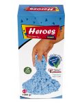 Кинетичен пясък в кутия Heroes - Син цвят, 1000 g - 1t