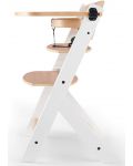 KinderKraft Столче за хранене ENOCK дървено/бели крака - 3t