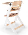 KinderKraft Столче за хранене ENOCK дървено/бели крака - 4t