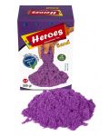 Кинетичен пясък в кyтия Heroes - Лилав цвят, 500 g - 2t