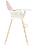 Стол за хранене Kikka Boo - Nutri Wood, Pink - 4t