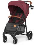 Бебешка количка KinderKraft Grande 2020 - С червен сенник - 1t