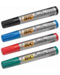 Комплект перманентни маркери BIC - Marking, объл връх, 4 броя - 1t
