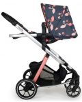 Комбинирана бебешка количка 3 в 1 Cosatto - Giggle Trail, Pretty Flamingo - 3t