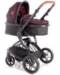 Комбинира детска количка Lorelli - Lumina, Red - 2t