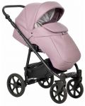 Комбинирана детска количка 3в1 Baby Giggle - Broco Eco, розова - 2t