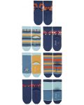Комплект детски чорапи Sterntaler - 17/18 размер, 6-12 месеца, 7 чифта - 1t