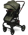 Комбинирана детска количка Lorelli - Alba Premium Set, Loden Green - 6t