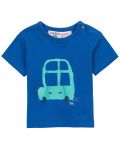 Комплект тениски Minoti - Transport, 9-12 месеца, 3 броя - 4t