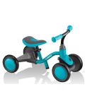 Колело за баланс Globber - Learning bike 3 в 1 Deluxe, синьо/зелено - 4t