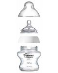 Комплект стъклени шишета за новородено Tommee Tippee Easi-Vent - С четка - 5t