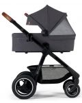 Комбинирана бебешка количка 2 в 1 KinderKraft - Everyday, тъмносива - 4t