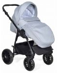 Комбинирана детска количка 2в1 Baby Giggle - Torino, светлосива - 3t