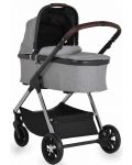 Комбинирана детска количка 3в1 Cangaroo - Empire, светлосив - 2t