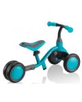 Колело за баланс Globber - Learning bike 3 в 1 Deluxe, синьо/зелено - 2t