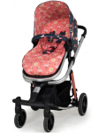 Комбинирана бебешка количка 3 в 1 Cosatto - Giggle Trail, Pretty Flamingo - 11t
