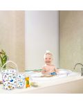 Комплект за къпане с термометър BabyJem - Розов, 6 части - 5t