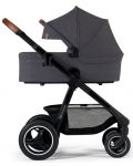 Комбинирана бебешка количка 2 в 1 KinderKraft - Everyday, тъмносива - 3t