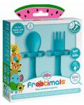 Комплект прибори за хранене Kids Licensing Frootimals - Слонче - 2t