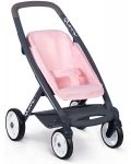 Количка за кукли 3 в 1 Smoby - Pram Quinny, светлорозова - 4t