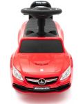 Кола за яздене Baby Mix - Mercedes Benz AMG C63 Coupe, червена - 2t