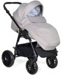 Комбинирана детска количка 3в1 Baby Giggle - Torino, бежова - 2t