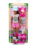 Комплект Mattel Barbie Wellness - Време за разходка сред природата с кученце - 1t