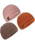Комплект зимни бебешки шапки KeaBabies - 3 броя, 6-36 м - 1t