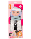 Комплект дрехи за кукла Orange Toys Sweet Sisters - Бяло палто от козина - 1t