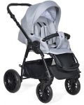 Комбинирана детска количка 3в1 Baby Giggle - Torino, светлосива - 3t