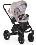 Комбинирана детска количка 2в1 Baby Giggle - Mio, розова - 4t