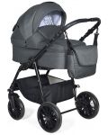 Комбинирана детска количка 3в1 Baby Giggle - Torino, тъмносива - 1t