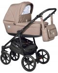 Комбинирана детска количка 3в1 Baby Giggle - Broco, кафява - 1t