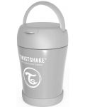 Контейнер за храна Twistshake - Сив, неръждаема стомана, 420 ml  - 3t