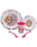 Комплект за хранене Stor - Micro, Paw Patrol Girl Sketch Essence, 5 части - 1t