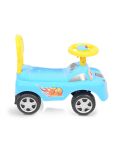 Кола за бутане с дръжка Moni - Keep riding, синя - 2t