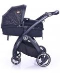 Комбинирана детска количка Lorelli - Adria, Black - 4t