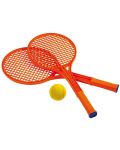 Комплект за тенис Ecoiffier - 2 хилки и топка, асортимент - 2t