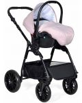 Комбинирана детска количка 3в1 Baby Giggle - Torino, розова - 4t