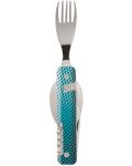 Комплект за хранене Akinod - Multifunction Cutlery 13H25, Blue Mosaic - 6t