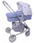 Комбинирана детска количка Lorelli - Aster, Grey - 2t
