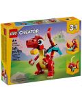 Конструктор LEGO Creator 3 в 1 - Червен дракон (31145) - 1t